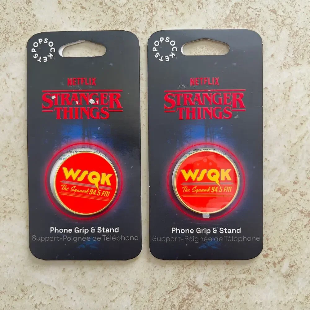 2 pk Netflix Stranger Things PopSocket WSQK - The Squawk 94.5 FM
